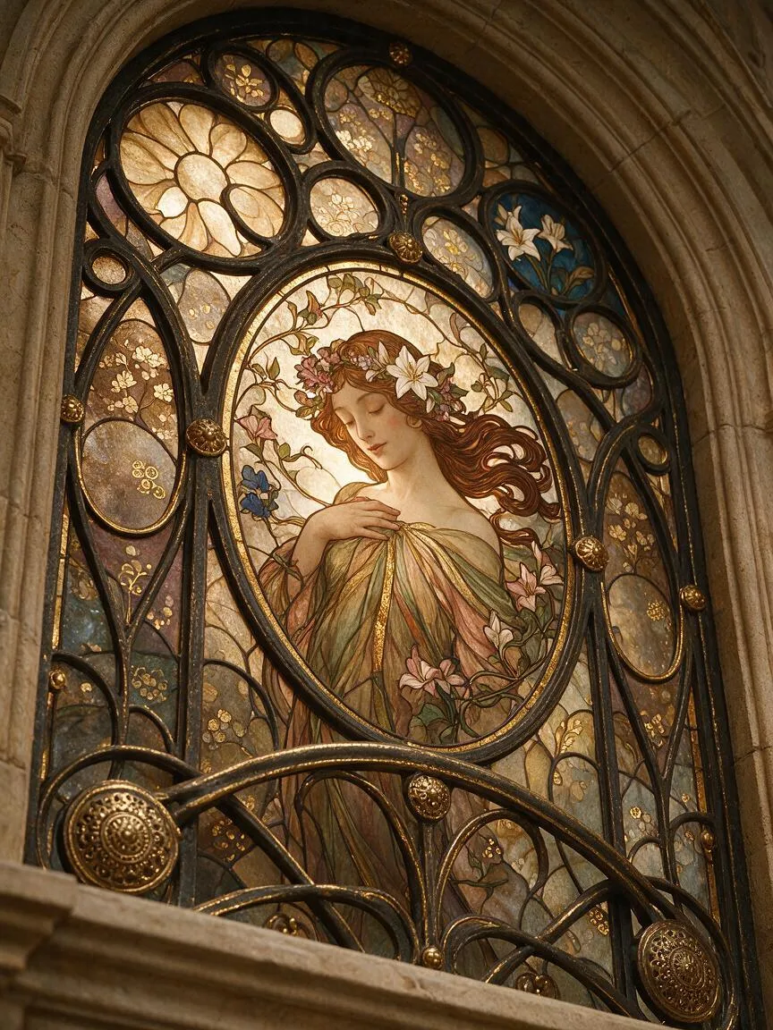 新艺术运动（Art Nouveau）示例画面