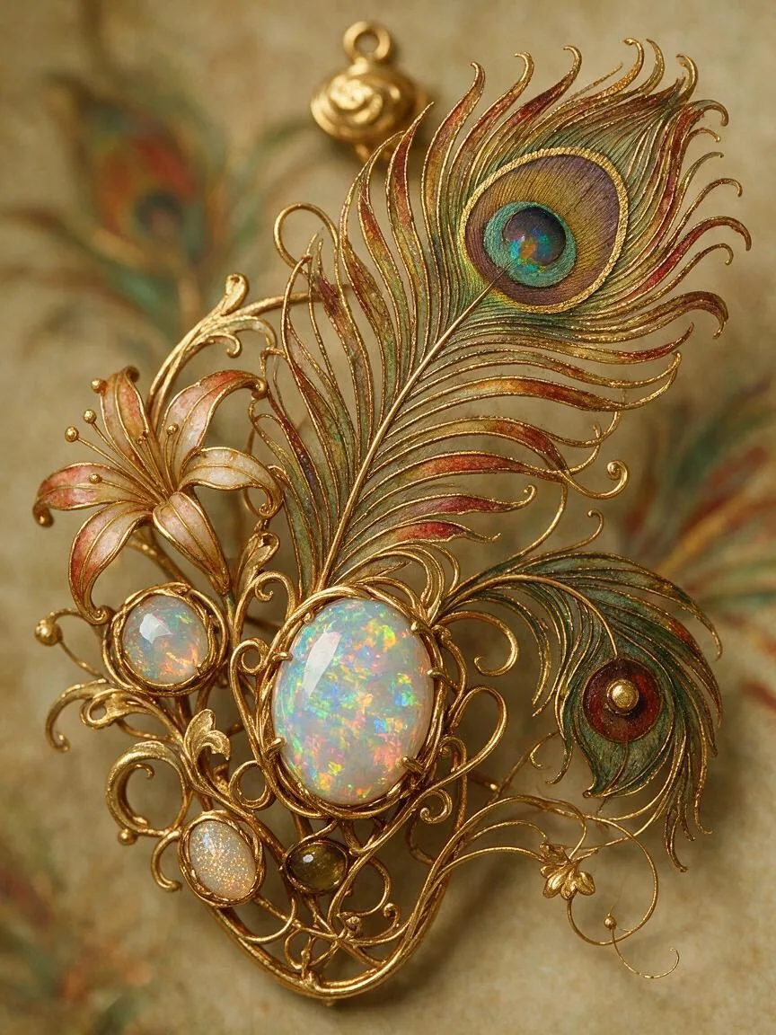 新艺术运动（Art Nouveau）示例画面
