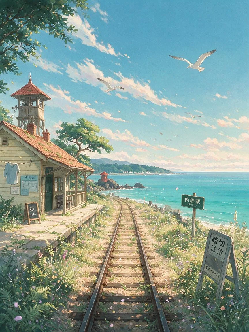 吉卜力风格(Studio Ghibli Style)示例画面