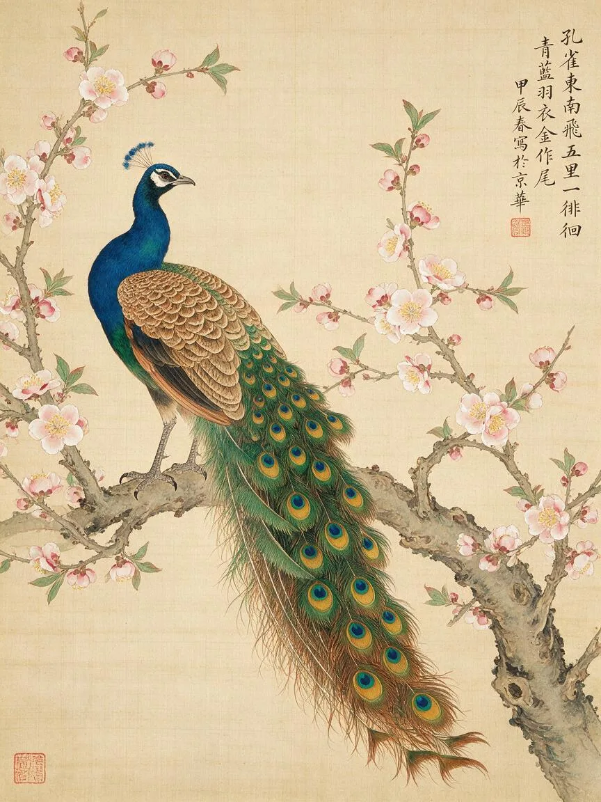 工笔画(Gongbi)示例画面