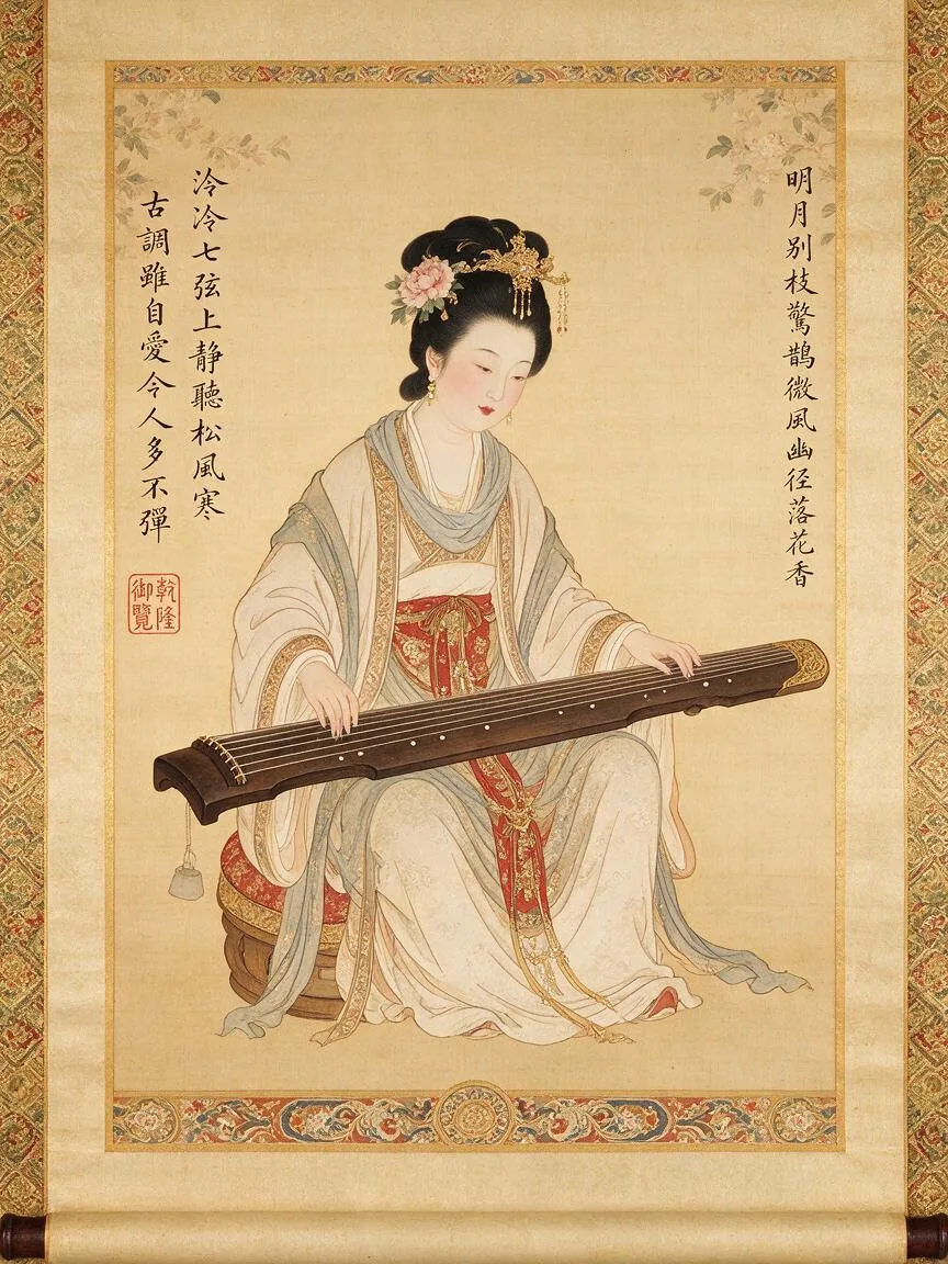 工笔画(Gongbi)示例画面