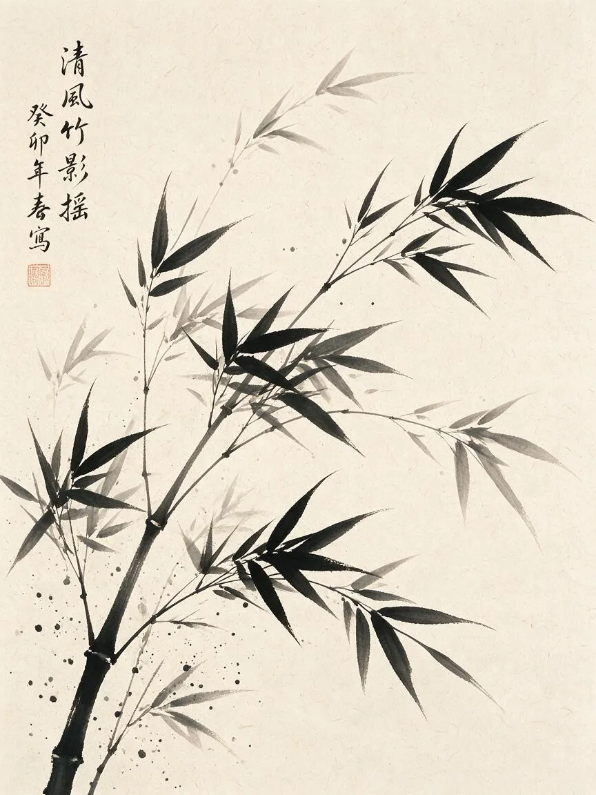 水墨画(Ink Wash Painting)示例画面