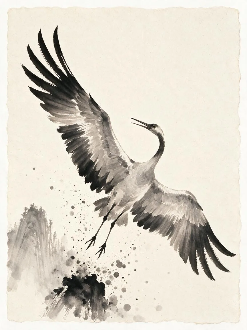 水墨画(Ink Wash Painting)示例画面