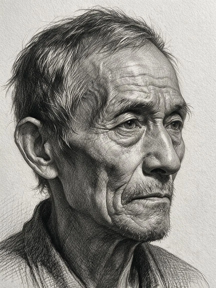 铅笔素描(Pencil Sketch)示例画面