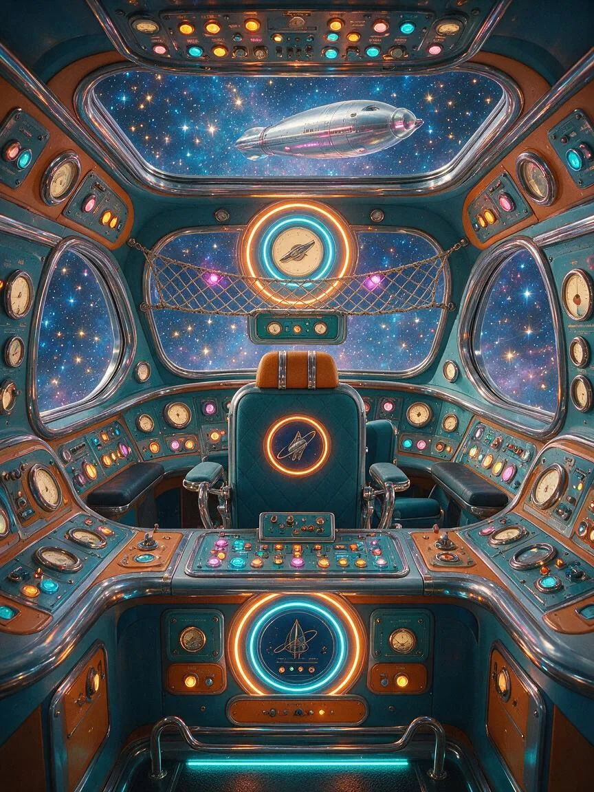 复古未来主义(Retro Futurism)示例画面