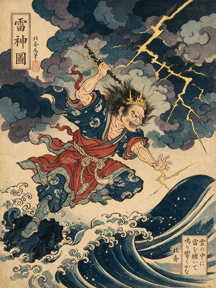 浮世绘（Ukiyo-e）示例画面