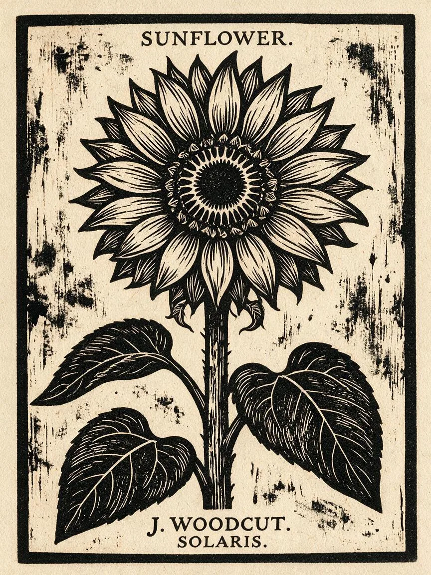 木刻版画(Woodcut)示例画面